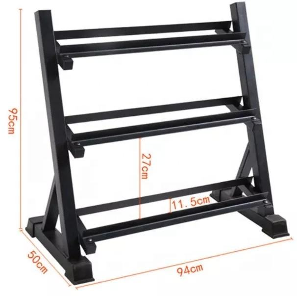 Portable Metal Adjustable Dumbbell Rack
