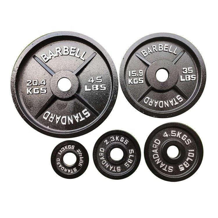 Cast Iron Black Weight Plate