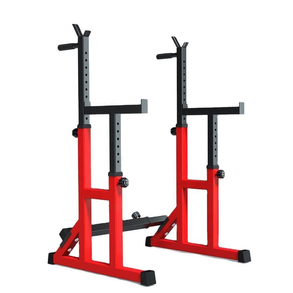Home Gym Fitness Adjustable Foldable Cast Iron Squat Rack